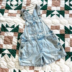 Casual Light Blue Denim Overalls